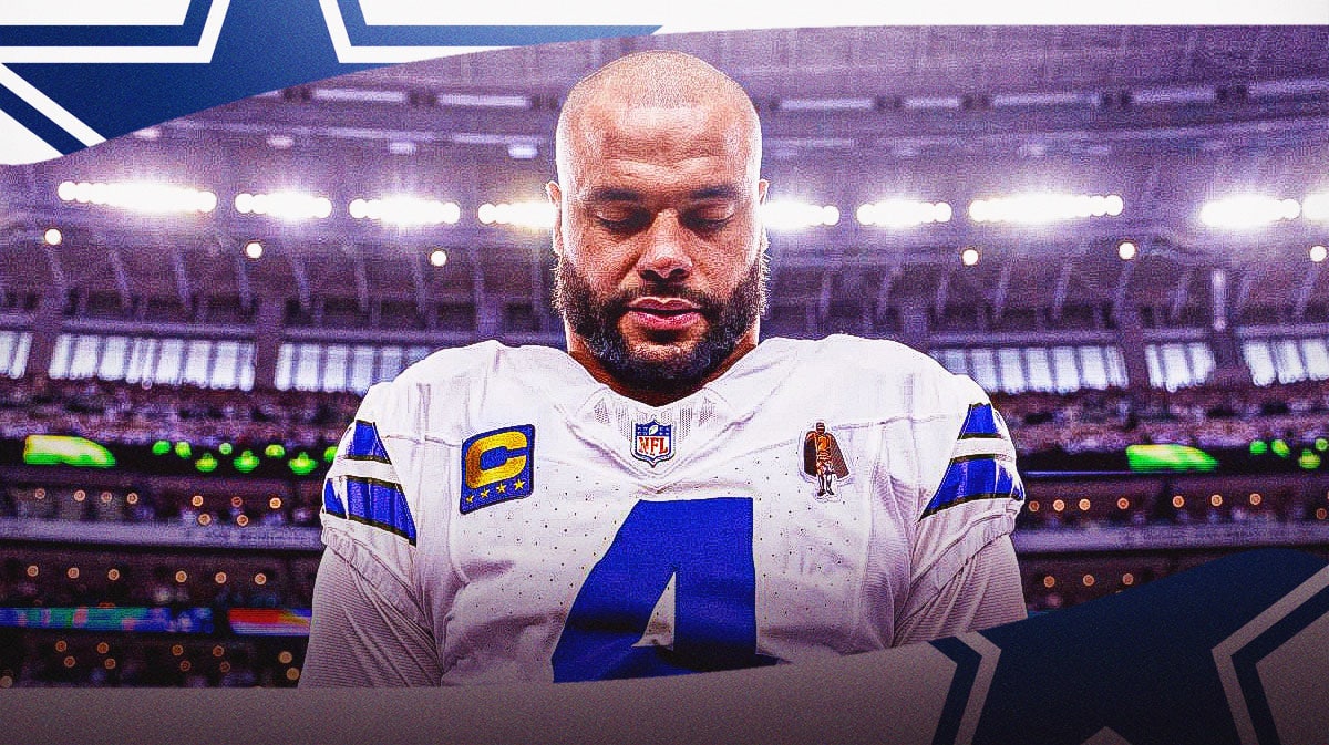 Dak Prescott in Dallas Cowboys jersey