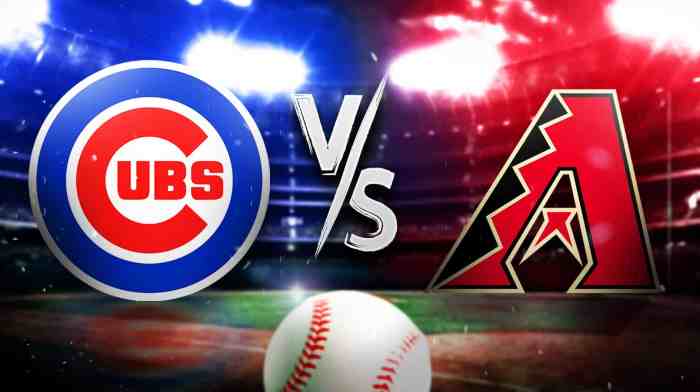 Cubs Diamondbacks prediction