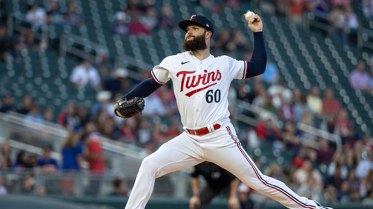 Minnesota Twins starting pitcher Dallas Keuchel (60) delivers a pitch during the first inning against the New York Mets at Target Field.