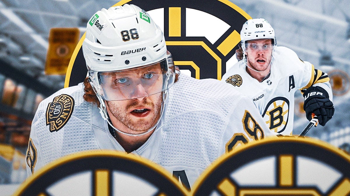 Bruins' forward David Pastrnak.