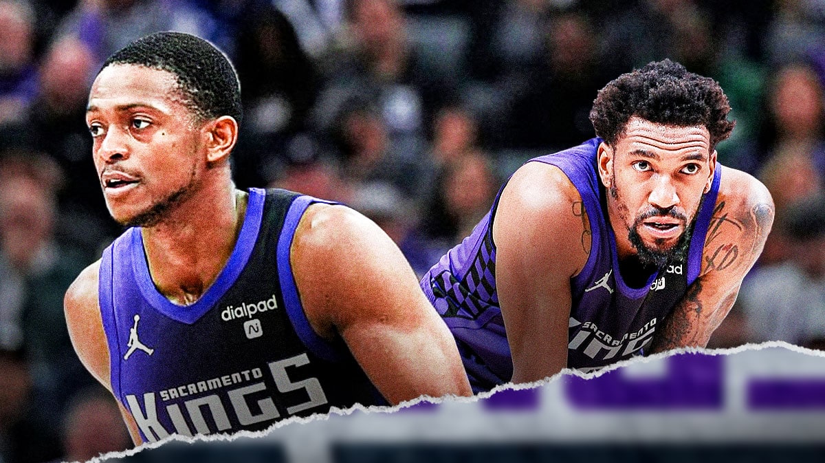 Kings guards De'Aaron Fox and Malik Monk