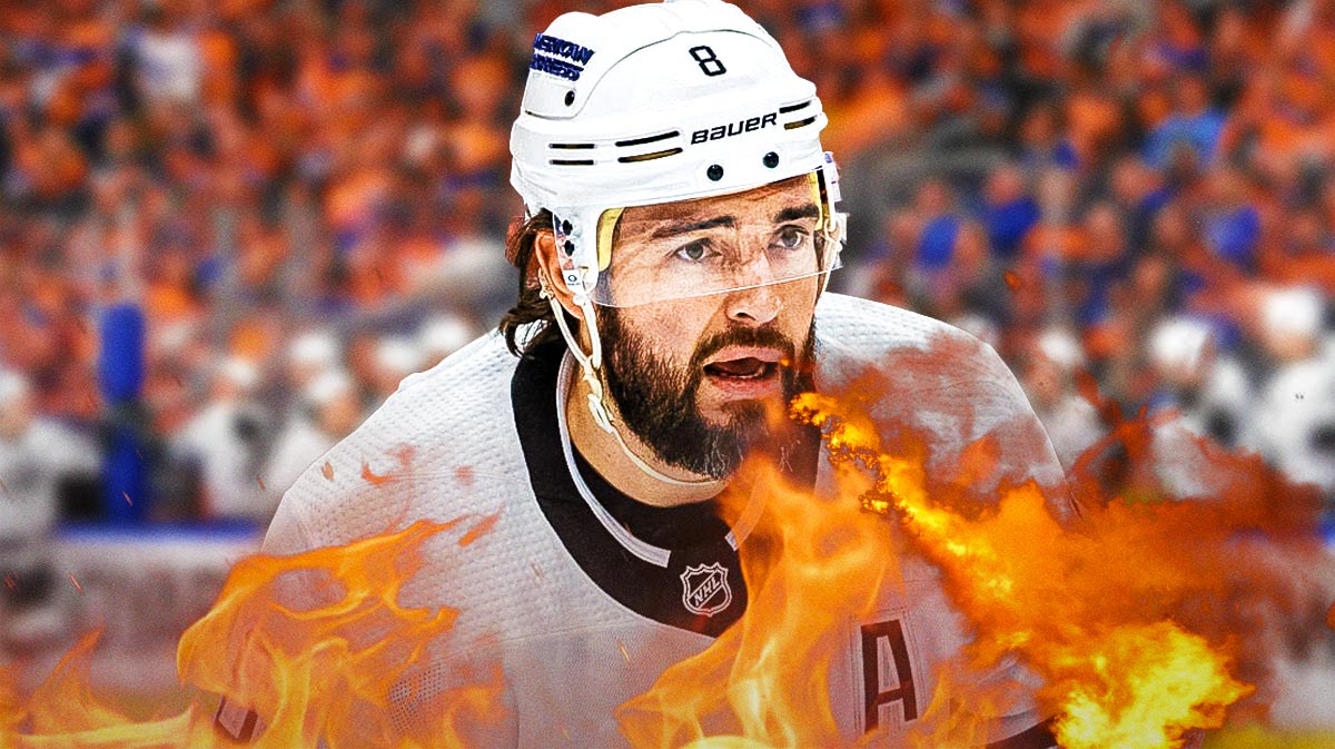 Drew Doughty breathing fire