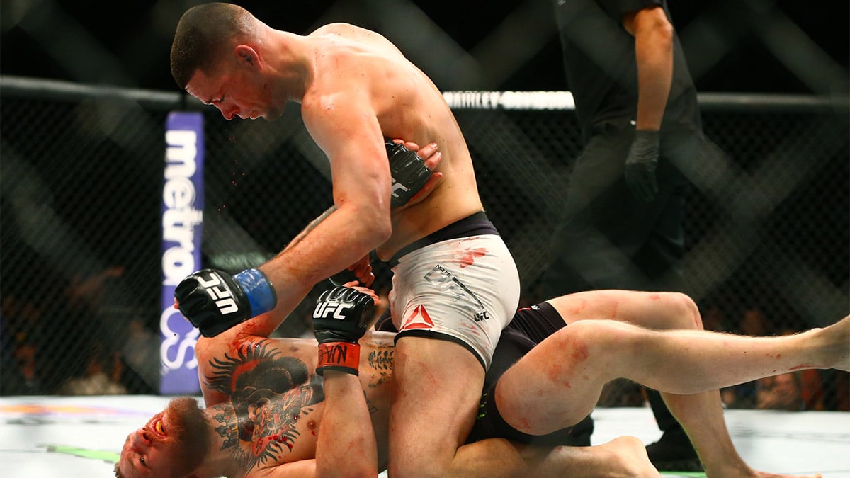 UFC 196: Diaz vs. McGregor, Nate Diaz fighting Conor McGregor