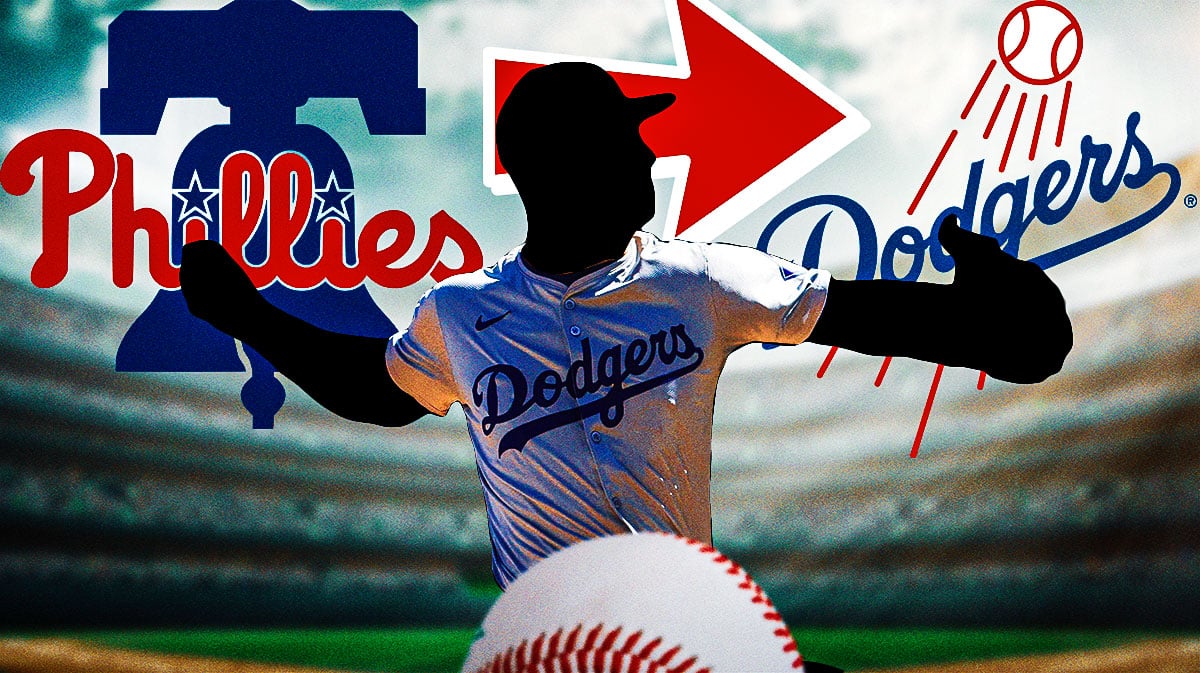 Silhouette Dodgers pitcher