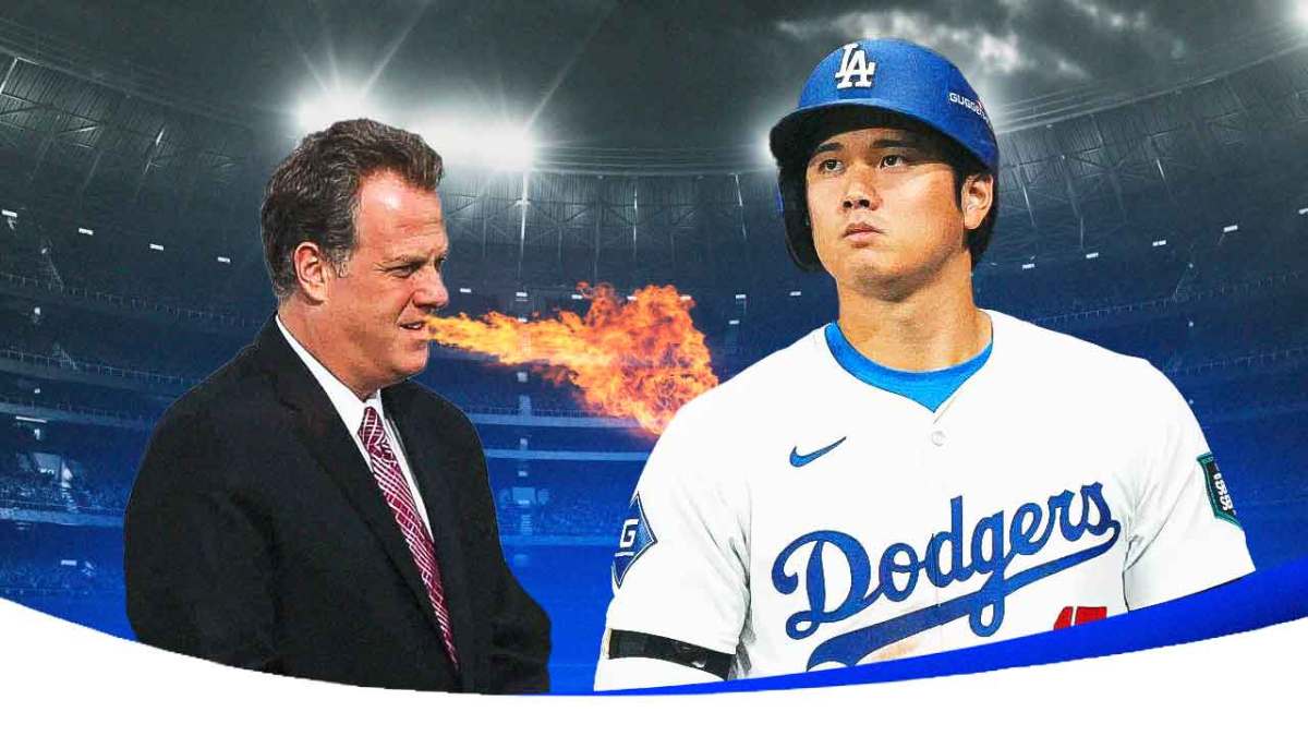 Yankees broadcaster Michal Kay breathing fire at Shohei Ohtani.