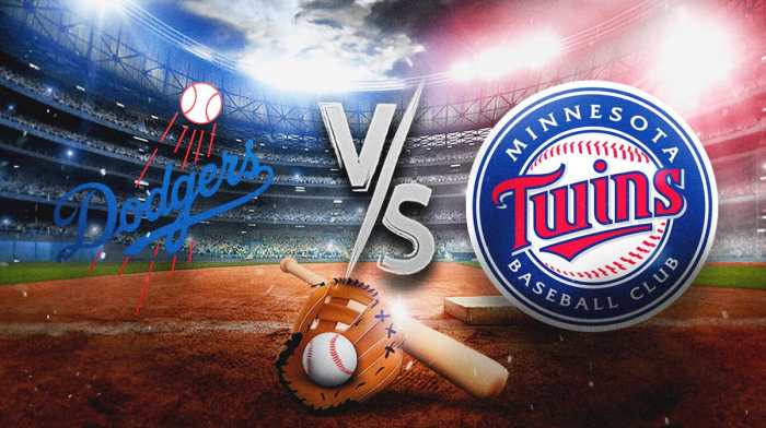 Dodgers Twins prediction