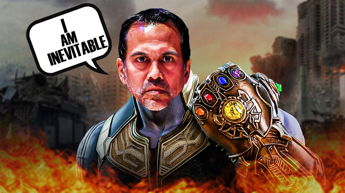 Heat's Erik Spoelstra as Thanos, "I am inevitable" from Endgame
