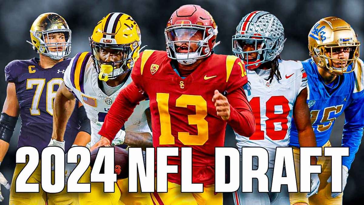 2024 NFL Mock Draft, Joe Alt, Malik Nabers, Caleb Williams, Marvin Harrison Jr., Laiatu Latu