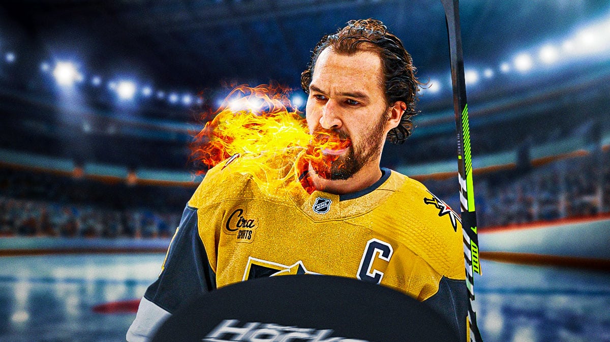 Mark Stone breathing fire