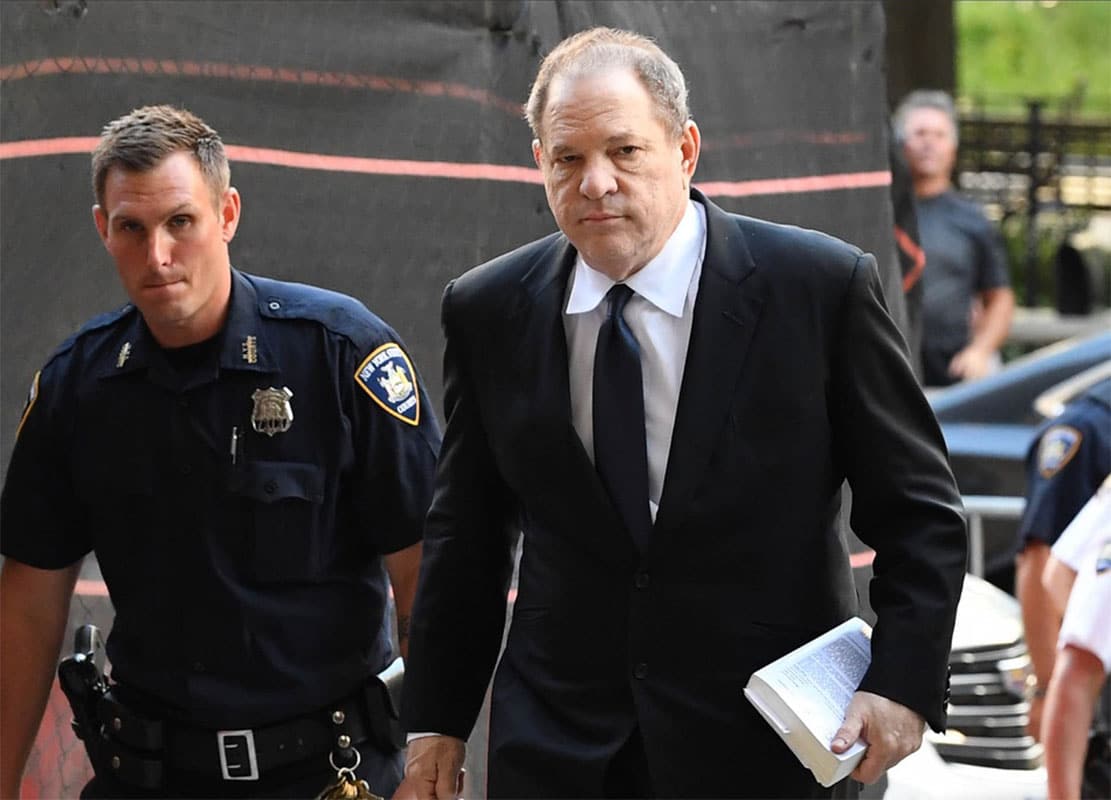 Harvey Weinstein appearing in court on July 9, 2018.