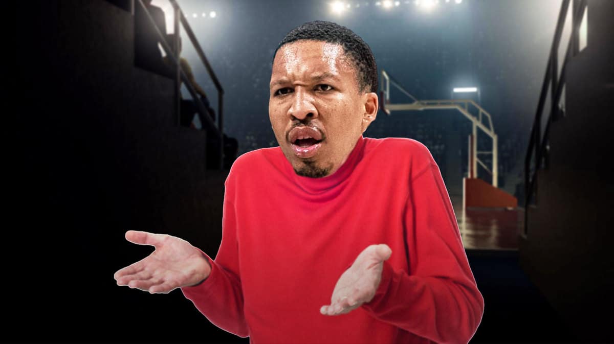 Grant Williams as the old man shrugging meme