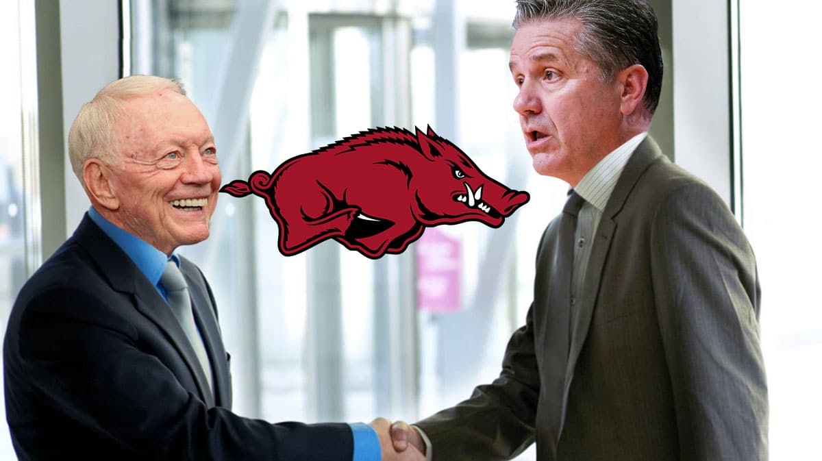 John Calipari, Jerry Jones, Arkansas basketball
