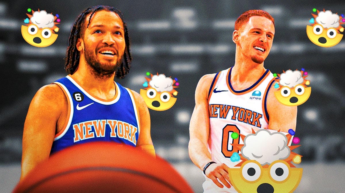 Jalen Brunson, Donte DiVincenzo. Mind blown emojis all over
