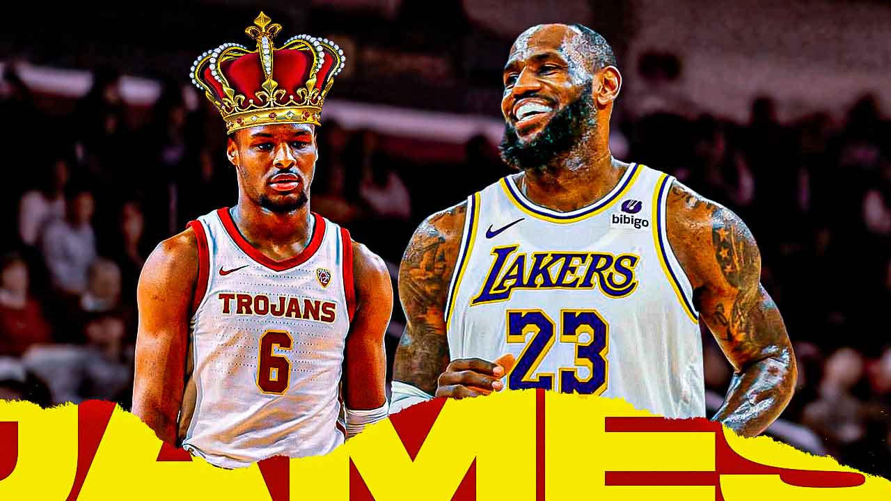 Lakers' LeBron James Reacts To Bronny James' NBA Draft Decision With A ...