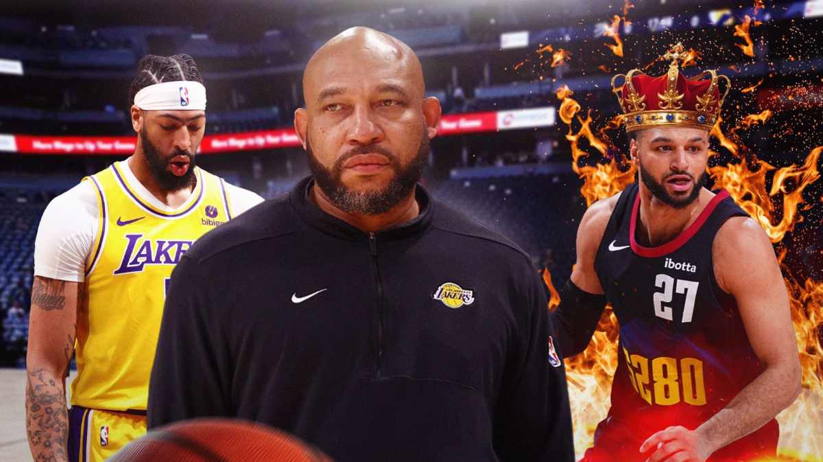 Lakers Darvin Ham and Anthony Davis amid loss to Jamal Murray and Nikola Jokic in NBA Playoffs