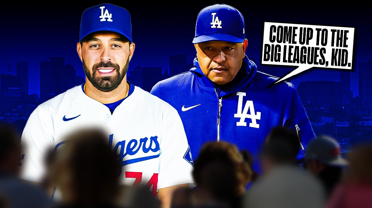 Dave Roberts tells Nabil Crismatt "come up to the big leagues, kid."