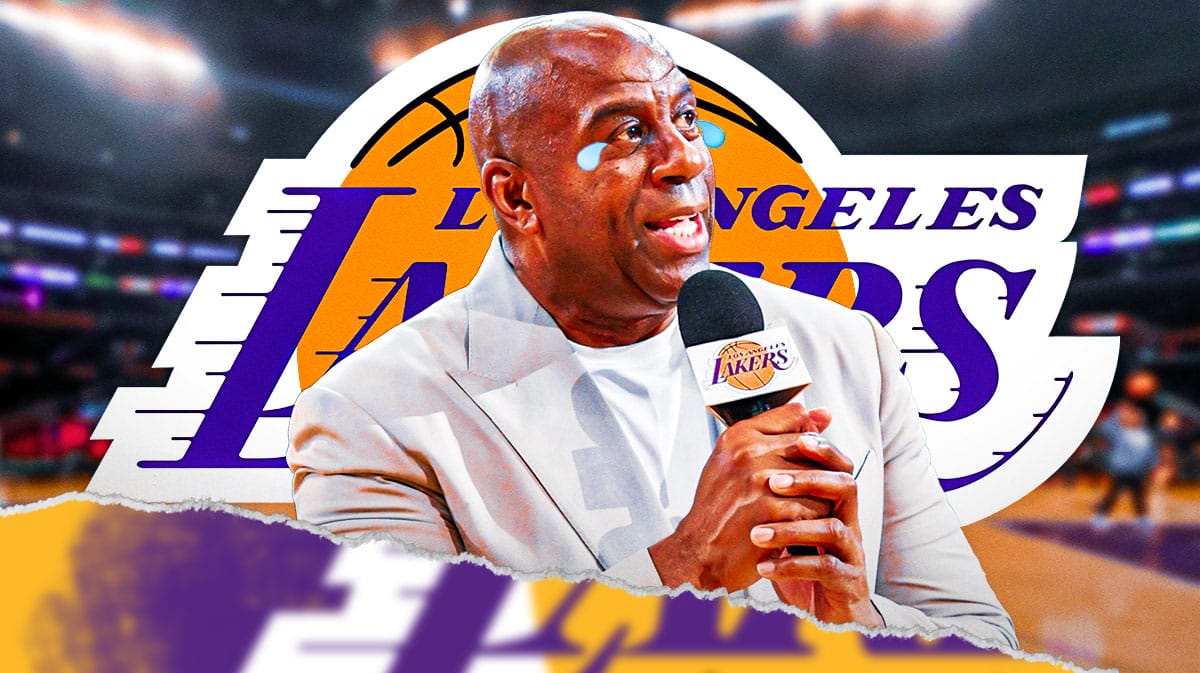 Former Los Angeles Lakers player Magic Johnson