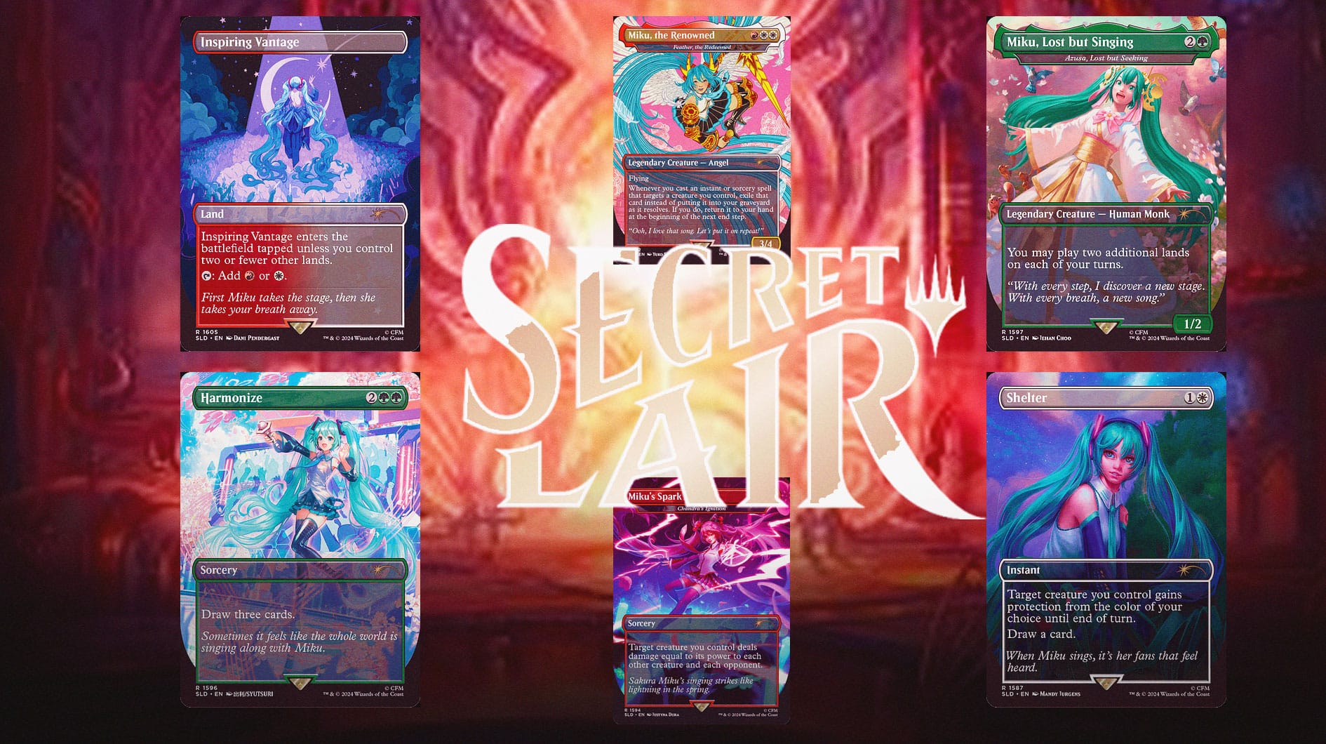 MTG New Hatsune Miku Secret Lair Drop