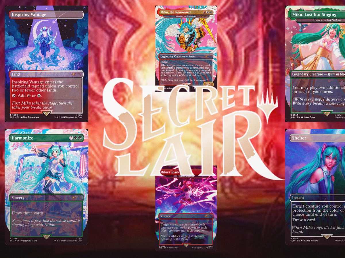MTG New Hatsune Miku Secret Lair Drop