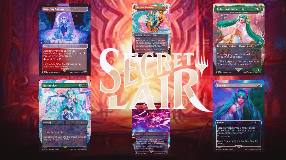 Magic The Gathering Hatsune Mike Secret Lair drop