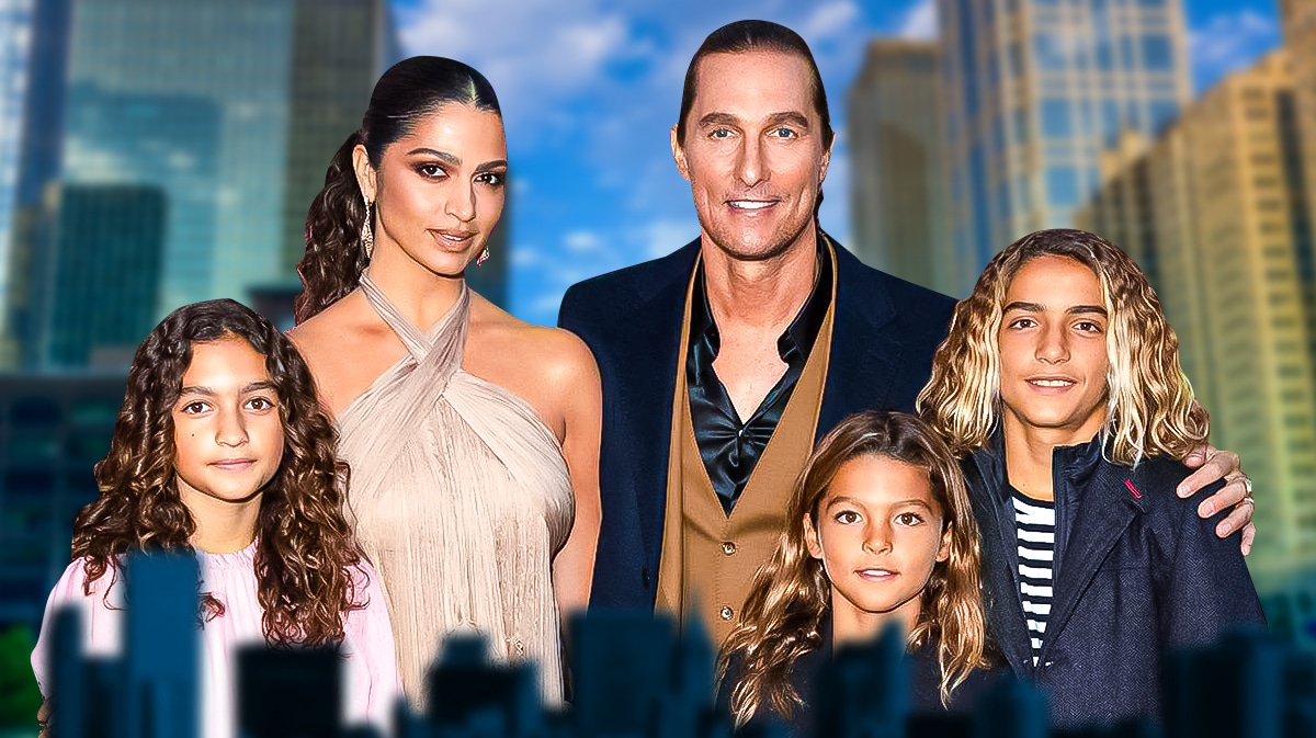 Matthew McConaughey and his family.