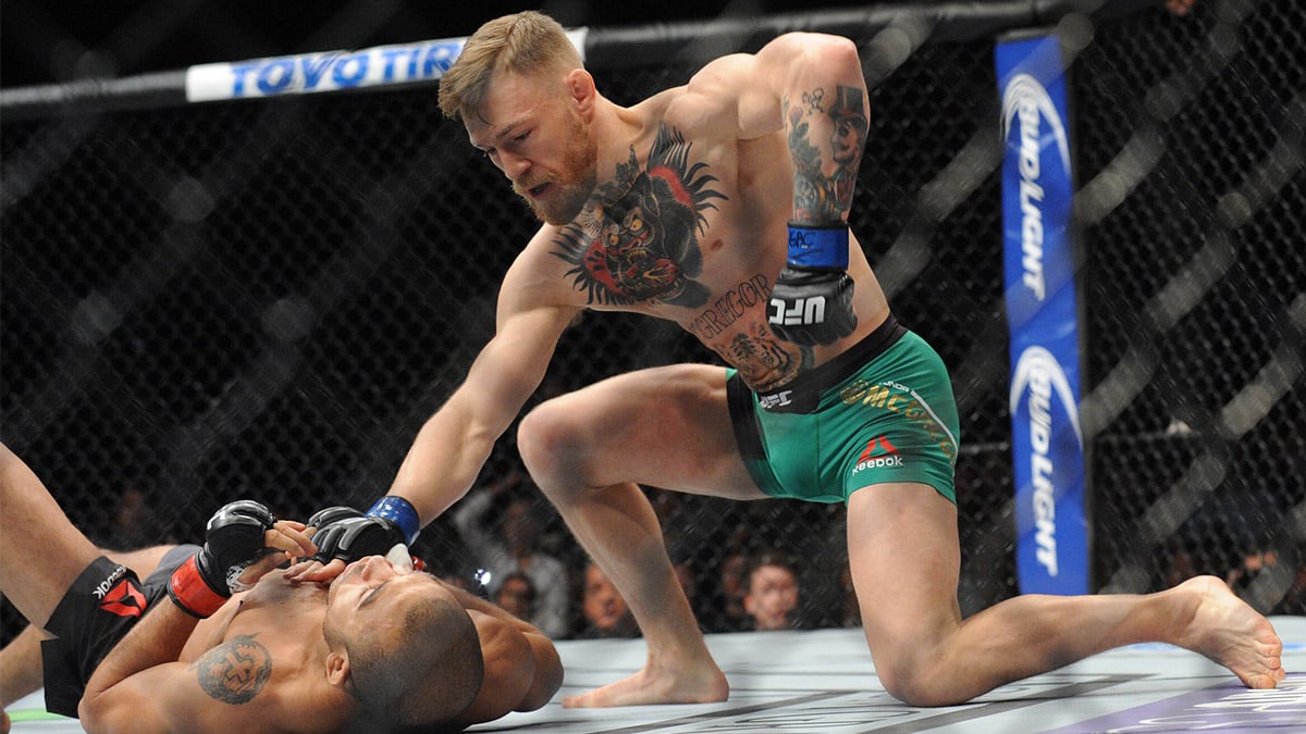 UFC 194: McGregor vs. Aldo. Conor McGregor knocking out Jose Aldo