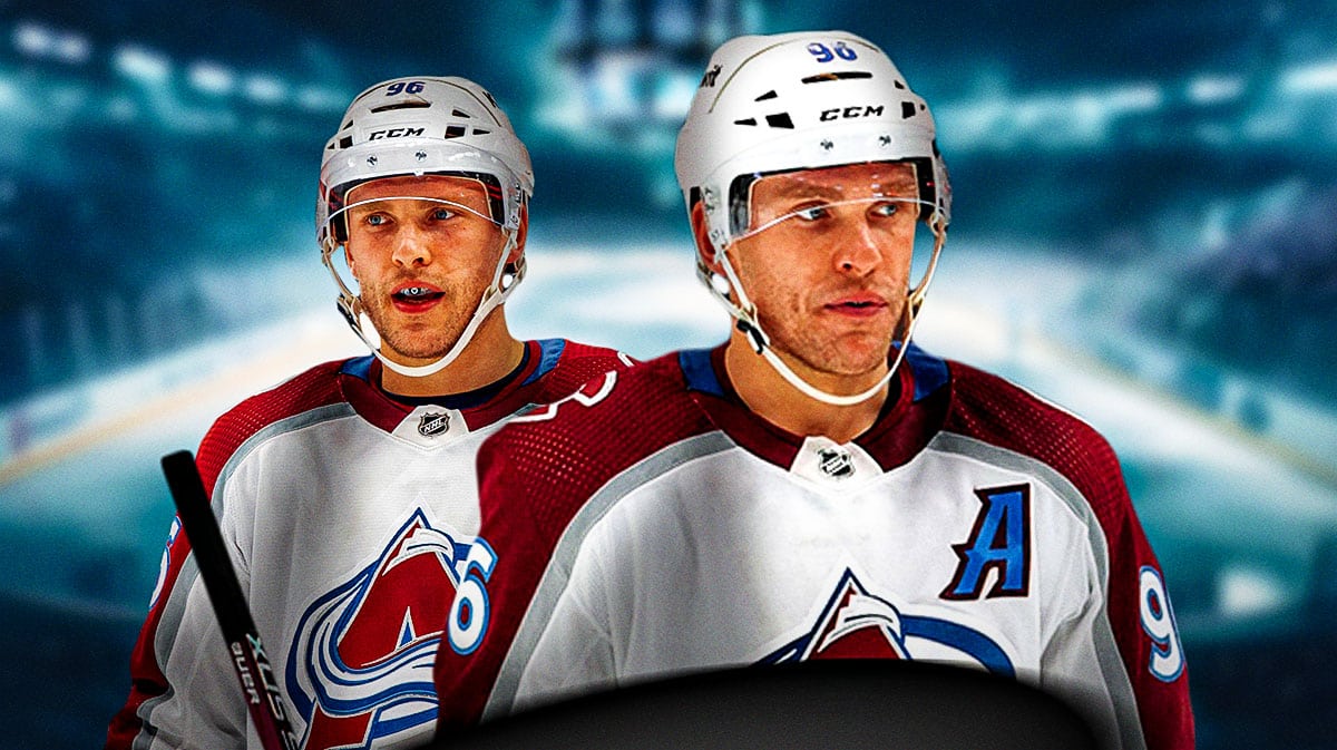 Avalanche forward Mikko Rantanen looking somber.