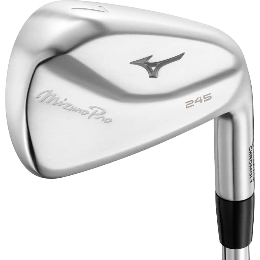Mizuno Pro 245 Golf Irons on a white background.