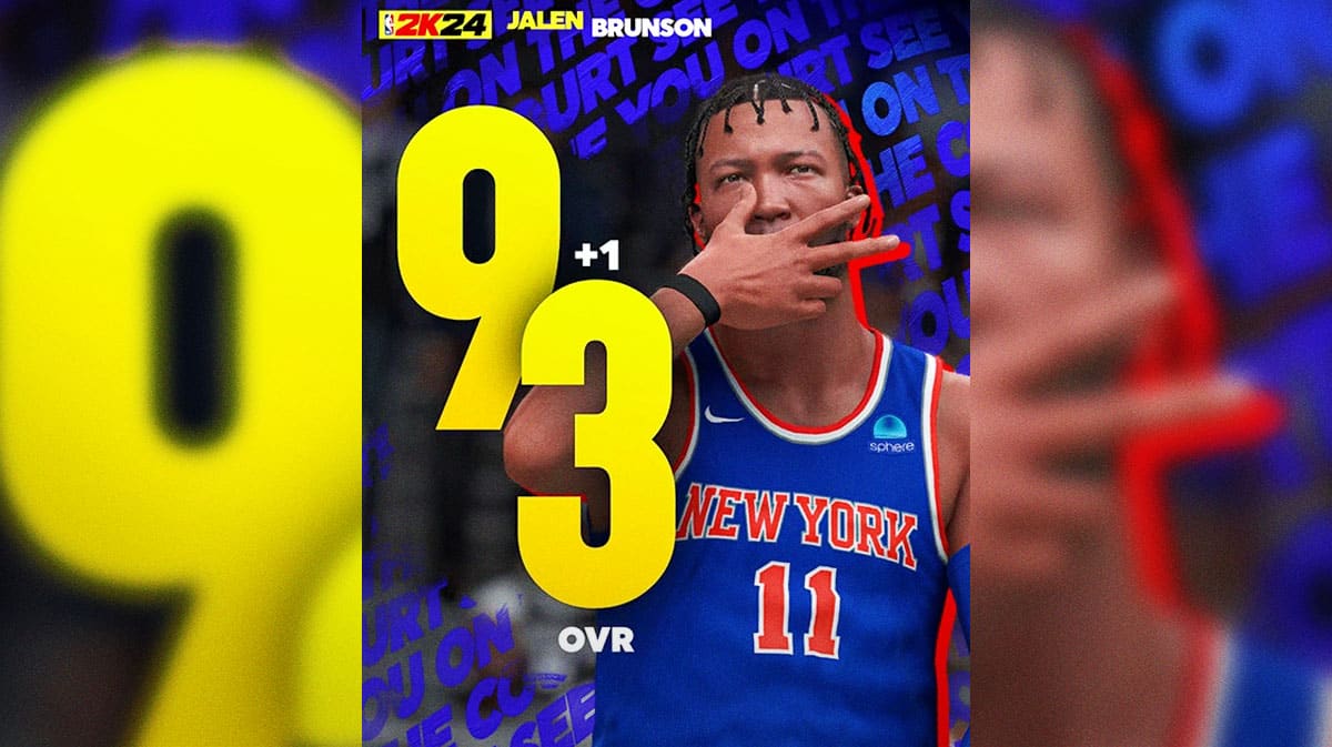 NBA 2K24 April Player Ratings: Jalen Brunson
