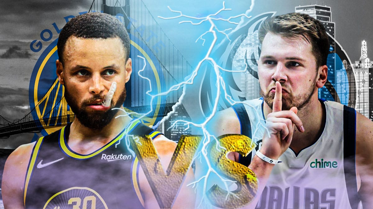 [NBA Playoffs] Warriors' Stephen Curry vs. Mavs' Luka Doncic