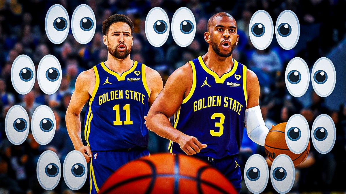 Klay Thompson and Chris Paul