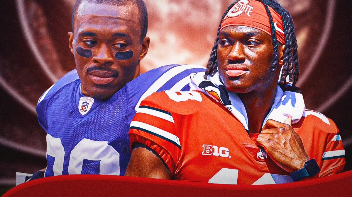 Marvin Harrison Jr. and the Colts' Marvin Harrison Sr.