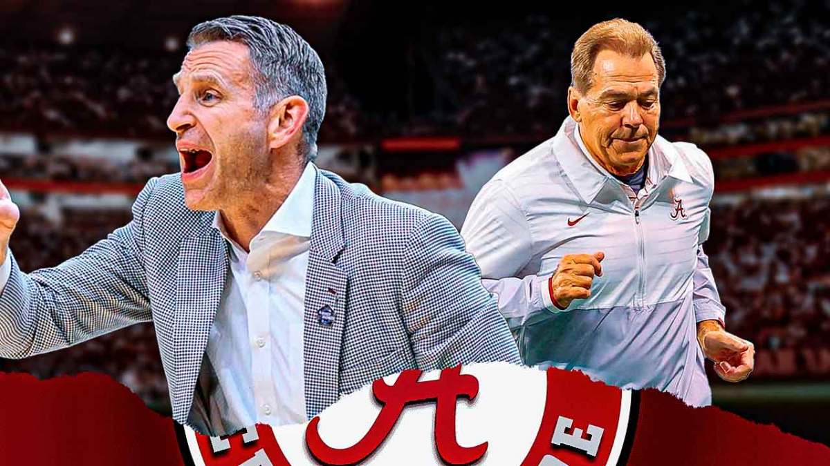 Nate Oats and Nick Saban.
