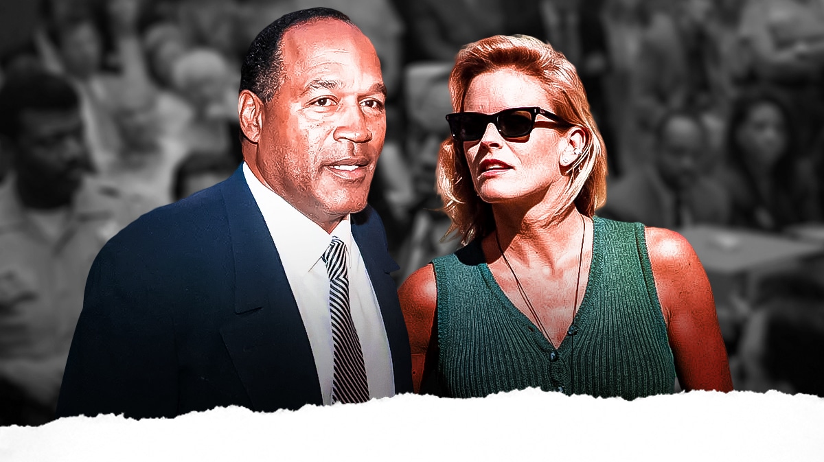 Nicole Brown Simpson and OJ Simpson with trial behind them