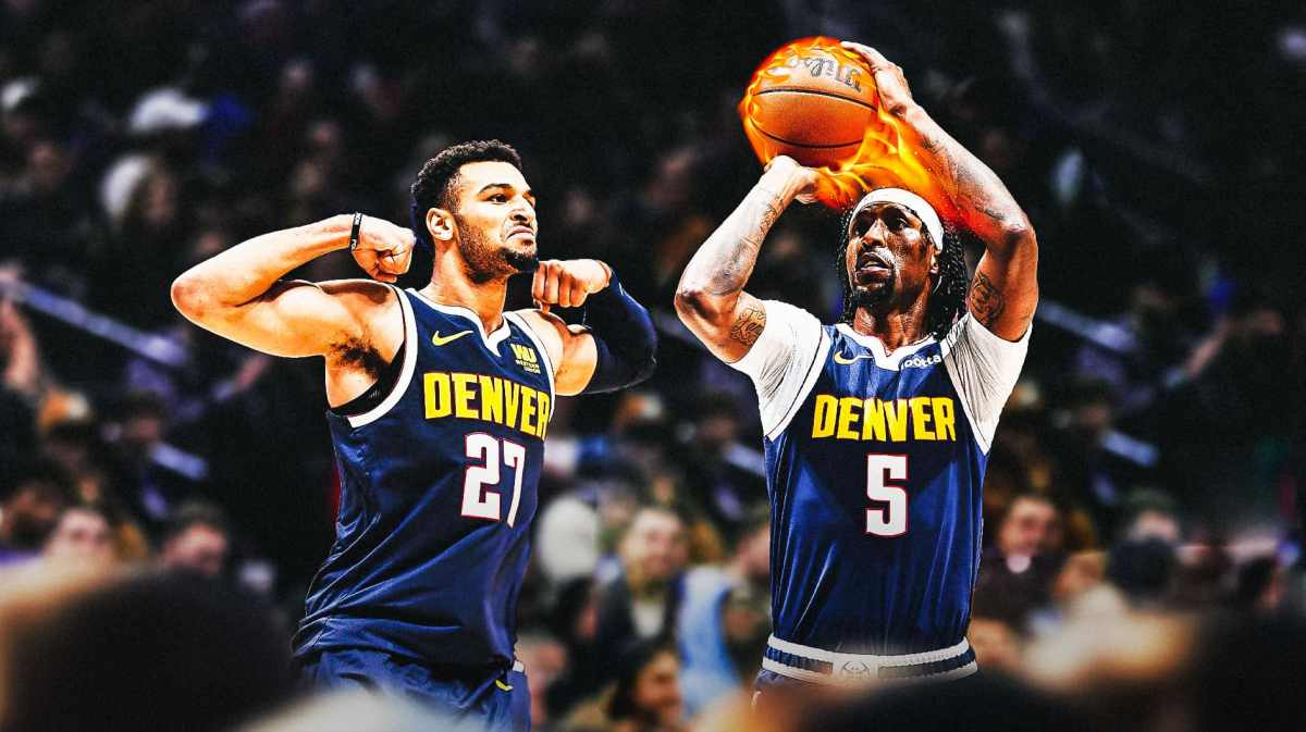 Nuggets' Jamal Murray flexing, Kentavious Caldwell-Pope shooting a fireball