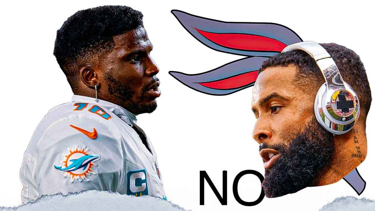 Tyreek Hill and Odell Beckham Jr.