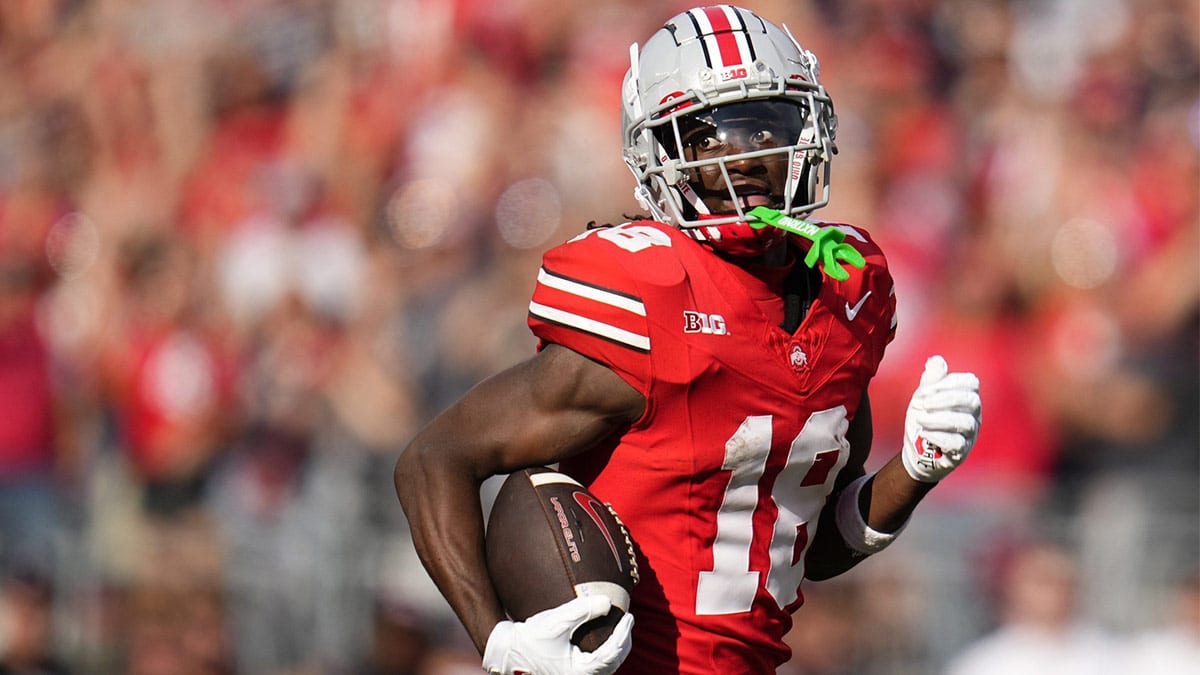 Ohio State wide receiver Marvin Harrison Jr. could be the first non-quarterback selected in the 2024 NFL draft.