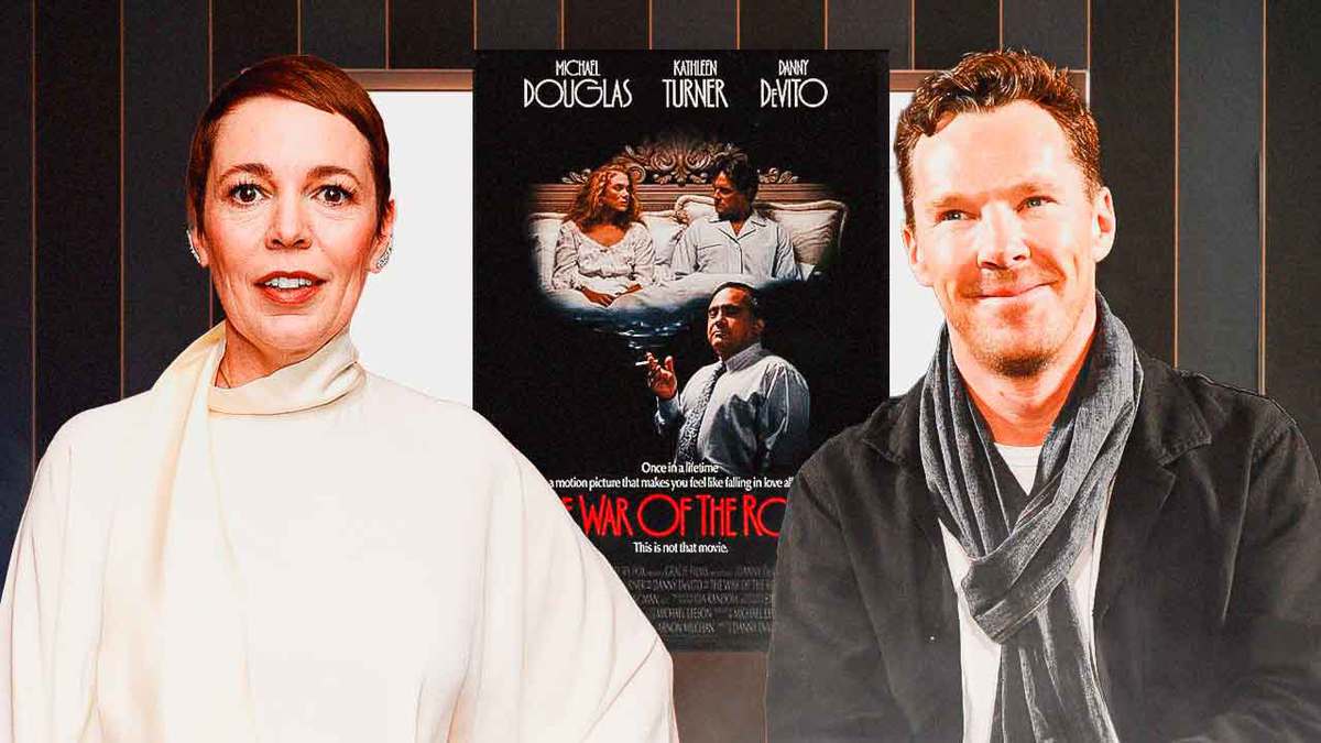 Olivia Colman, Benedict Cumberbatch, The War of the Roses poster