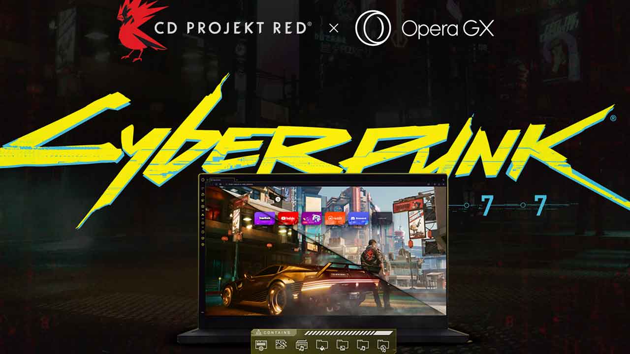 Opera GX и CD PROJEKT RED представляют официальный мод для браузера Cyberpunk 2077