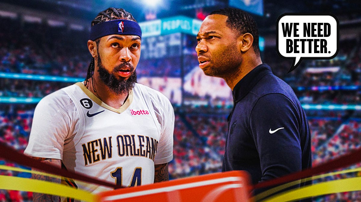 Graphic: Brandon Ingram looking down/pouting. Willie Green saying "We need better."
