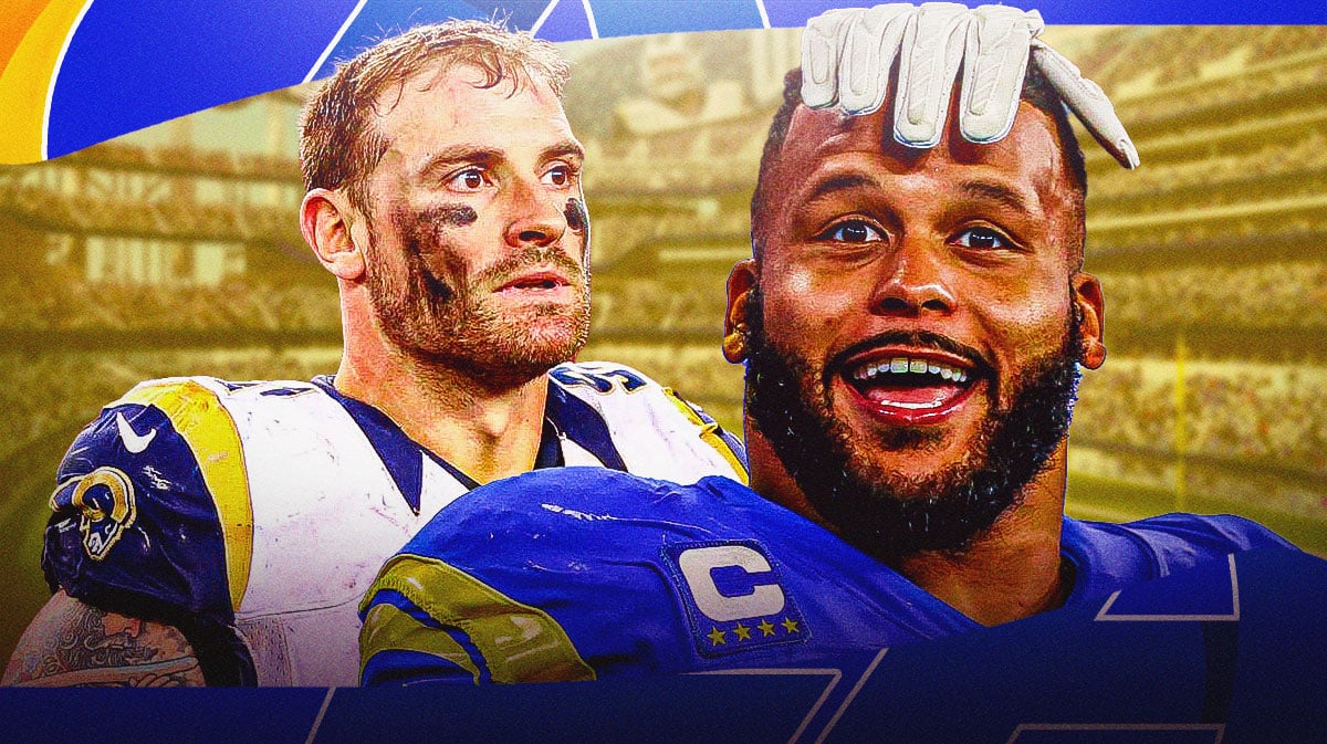 Former Rams' players Chris Long and Aaron Donald