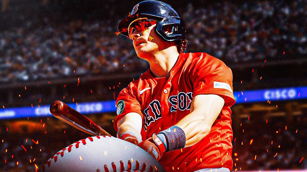 Photo: Bobby Dalbec with fire in his eyes in Red Sox jersey