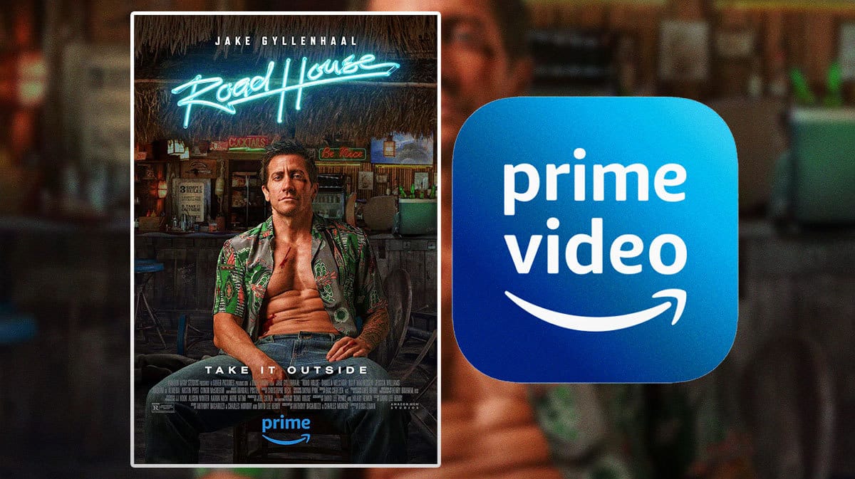 Road House poster with Prime Video logo.