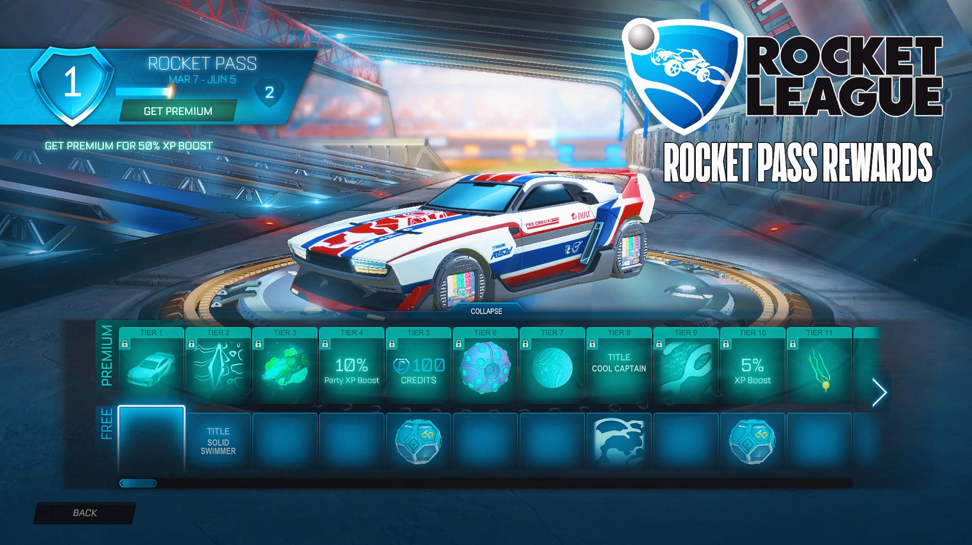 Rocket Pass Rocket League – цена, награды и многое другое