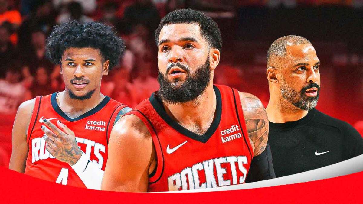 Rockets' Jalen Green, Fred VanVleet and Ime Udoka