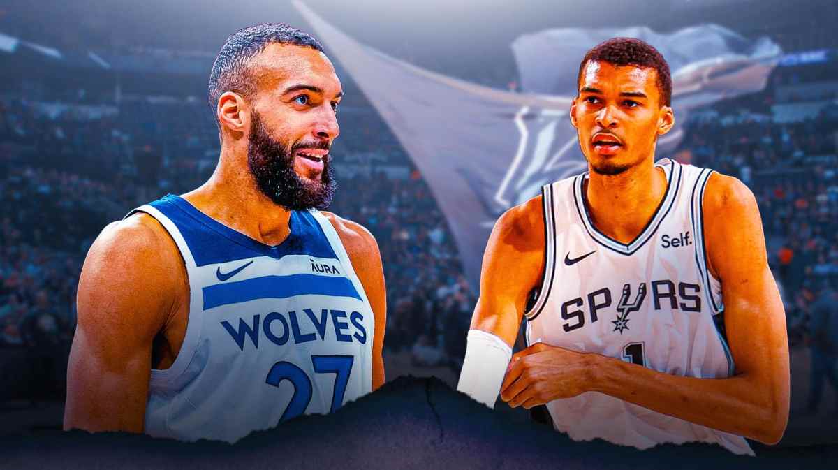 Timberwolves' Rudy Gobert and Spurs' Victor Wembanyama