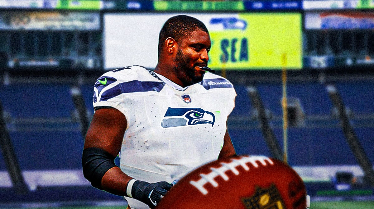 Laken Tomlinson in a Seattle Seahawks jersey