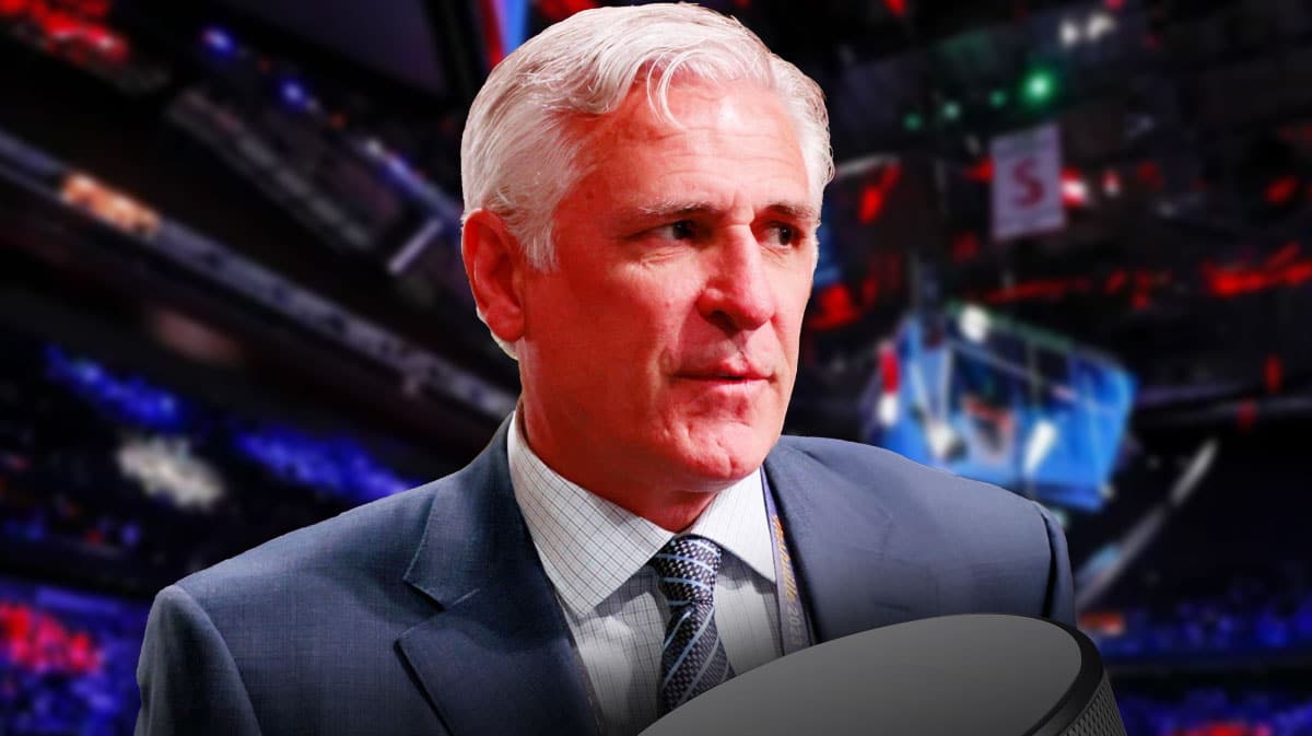 Kraken GM Ron Francis looking.