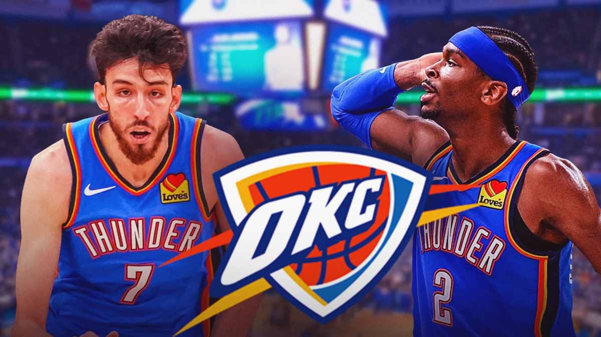 Thunder's Chet Holmgren and Shai Gilgeous-Alexander