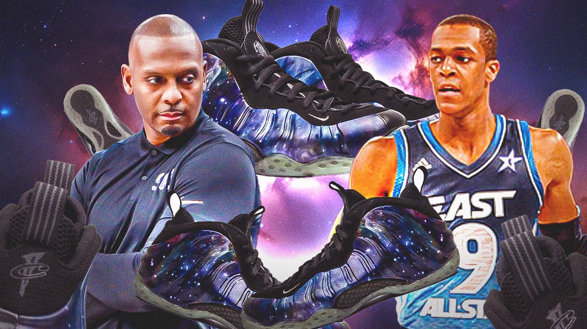Nike Air Foamposite One 'Galaxy' releasing in 2025. Penny Hardaway and Rajon Rondo